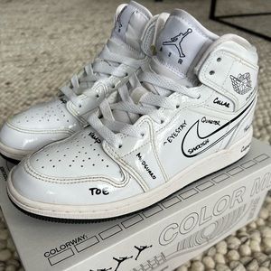 Air Jordan 1 mid ss (gs) schematic